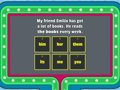 TEENS 1 - object pronouns 