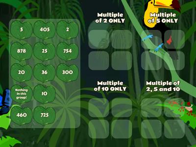 Multiples of 2 5 and 10