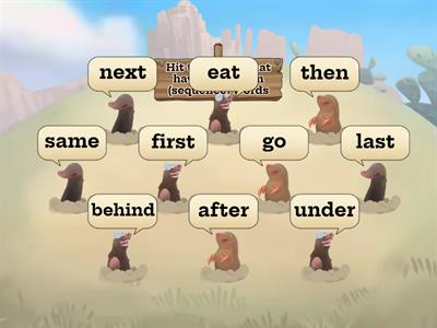 Transition words (sequence) Beginner