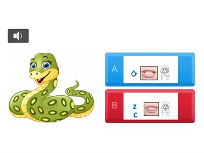 Discriminación auditiva fonemas /s/ y /z/