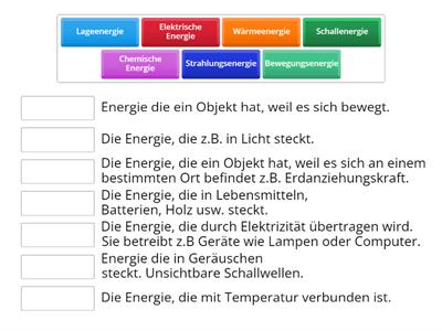 Energieformen