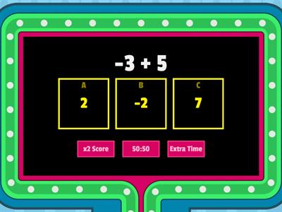  SUMA Y RESTA DE NUMEROS ENTEROS