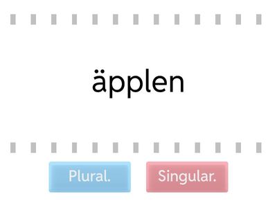Singular eller plural?