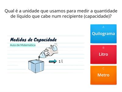 Medidas Capacidade - Litro 