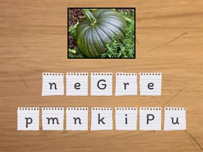 Pumpkin - Anagram