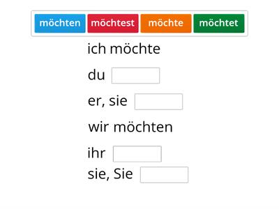 Momente A1.1 [L9] möchten, nehmen