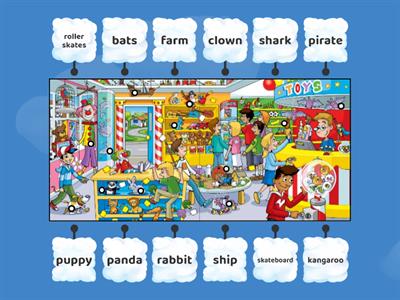 Movers Word List Picture Book Toy Shop