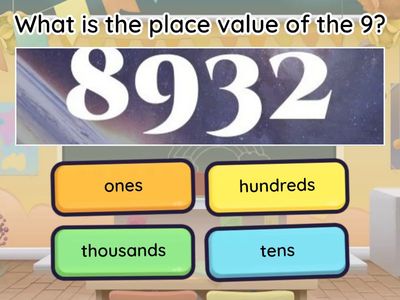 Place value 数位 and Digit value 数值