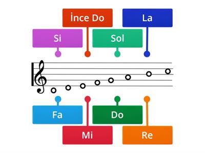 Etiketli çizim Notalar ŞATO-5/A