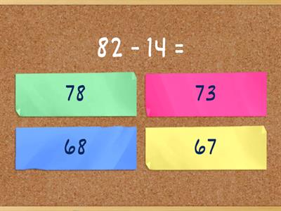 Adding and Subtract with 2 digits