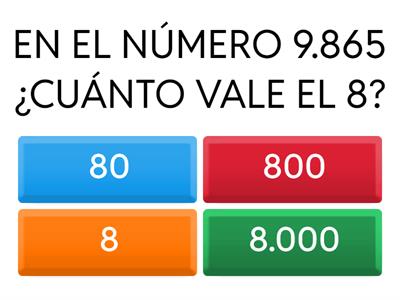 Valor posicional 4TO