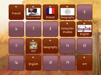 Go getter 2. School subjects. 1.1