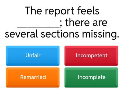 ESL B2 Vocabulary Practice Lobster