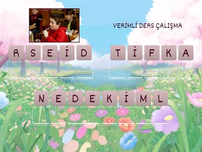 VERİMLİ DERS ÇALIŞMA TEKNİKLERİ  OYUNU