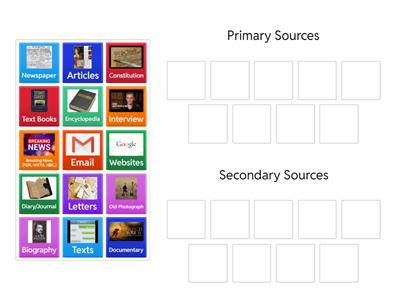 Primary and Secondary Sources