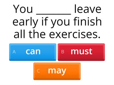 Modal verbs