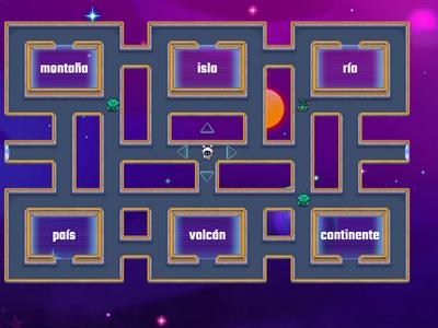 4th Grade Landforms - Maze Chase