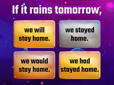 GameShow : If Clause Type 1