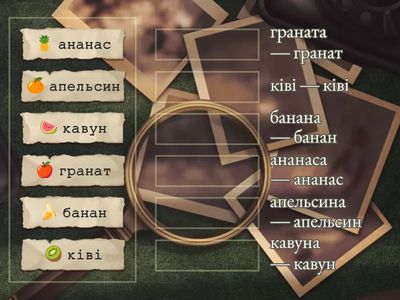 ﻿ФРУКТИ (Н/Р/Зн)