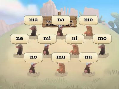 Silabas de la "m" y la "l"