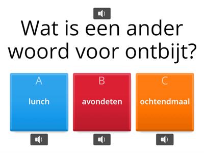 Luisteren - Luisterquiz Eten en drinken