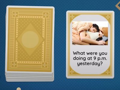 Past Continuous Speaking