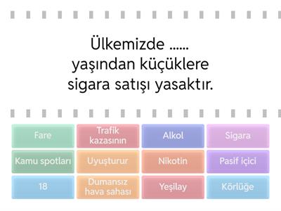 Sigara ve Alkol Kullanımının Zararları 