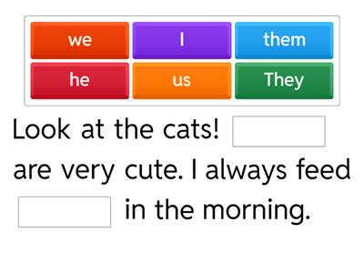 subject & object pronoun