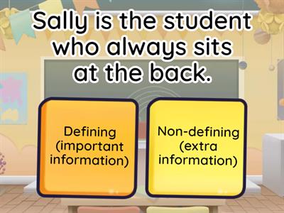 Defining & Non-defining relative clauses
