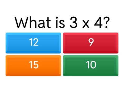 Multiplication Quiz: Times Tables 3-9
