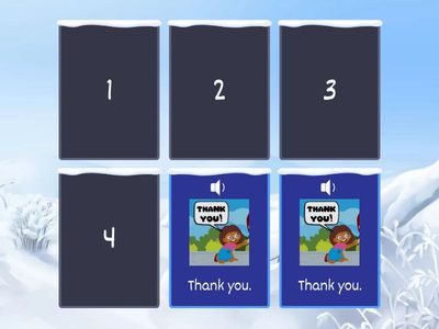 Expressing appreciation: Thank you. - You're welcome.