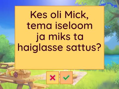 Ma sudan hüpata üle lompide - Alan Marshal KÜSIMUSED