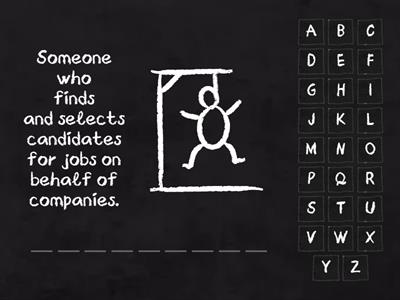 Vocabulary A1-A2 Work Related 