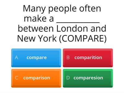 B1.4 - Word Formation Review