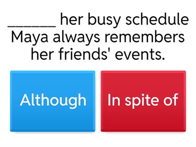 A/ 34 although,in spite of 