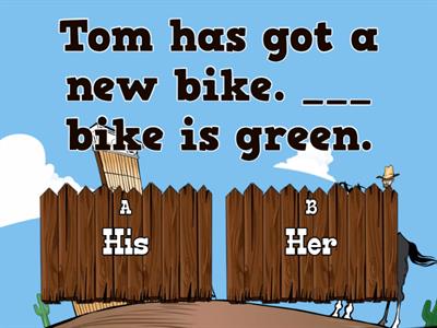 Possessive adjectives vs pronouns 