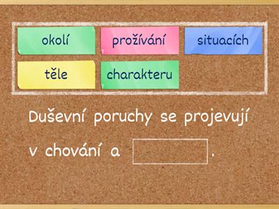 Duševní poruchy