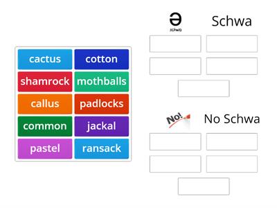 Schwa / No Schwa Wilson 