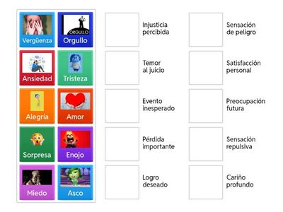 Emociones y sus Definiciones