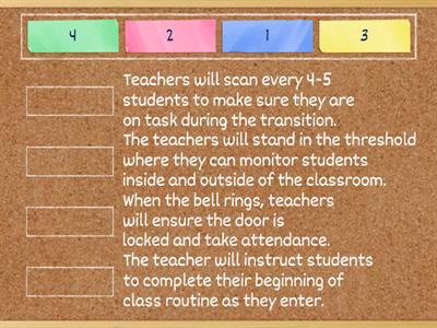 Entering Class Minute by Minute 