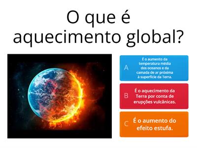 Aquecimento global e efeito estufa