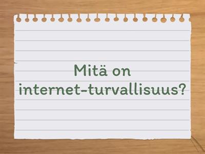 Internet-turvallisuus. 50 keskustelukysymystä, B-taso