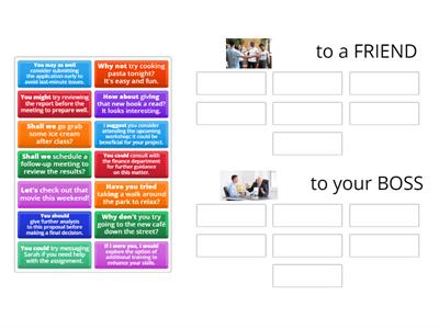 Formal VS Informal Suggestions