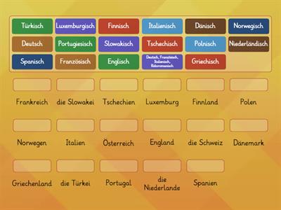 Länder und Sprachen