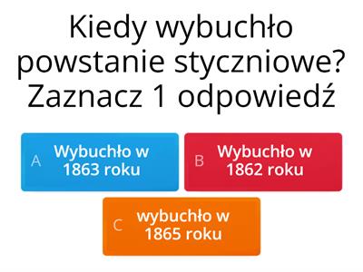 Powstanie styczniowe! 