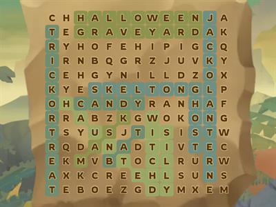 Wordsearch. Halloween CLB 2/3