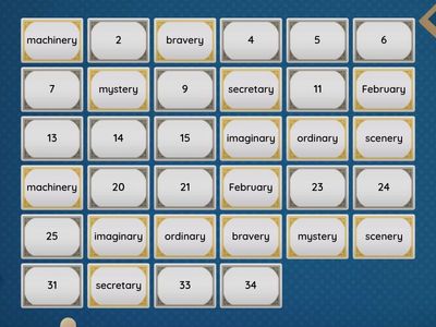 Suffixes -ary, -ery, -ory