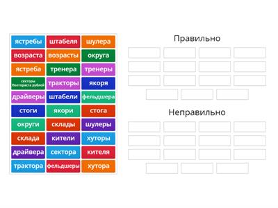 Морфологические нормы ЕГЭ. Существительные