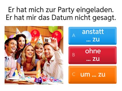 um ... ,ohne ... oder anstatt ... zu ...?
