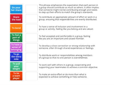 C1.4 GE 8.4 Teams and Teamwork Vocab
